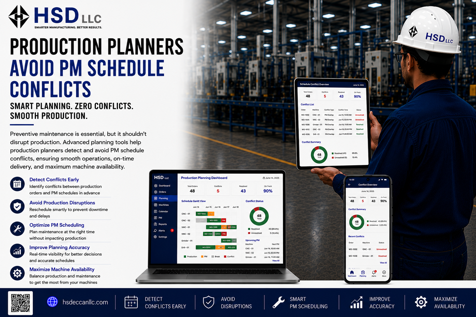 How Production Planners Can Avoid PM Schedule Conflicts